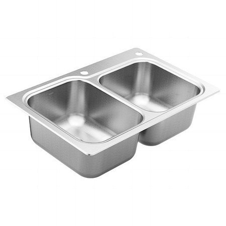 Double Bowl, Stand-Alone, 21595 Sink -  MOEN, 216004